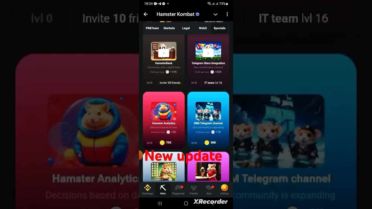 New update hamster Kombat #automobile #bitcoin #bikeloves #crypto #part2 #bikerromance #nft #aut