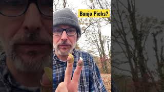 Wearing Banjo picks #beginnerbanjolessons