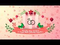 Wedding Invitation Video - Unique Wedding Timeline Theme