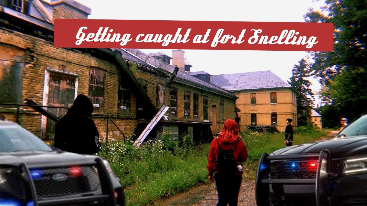 Exploring abandoned Fort Snelling and getting caught!!
