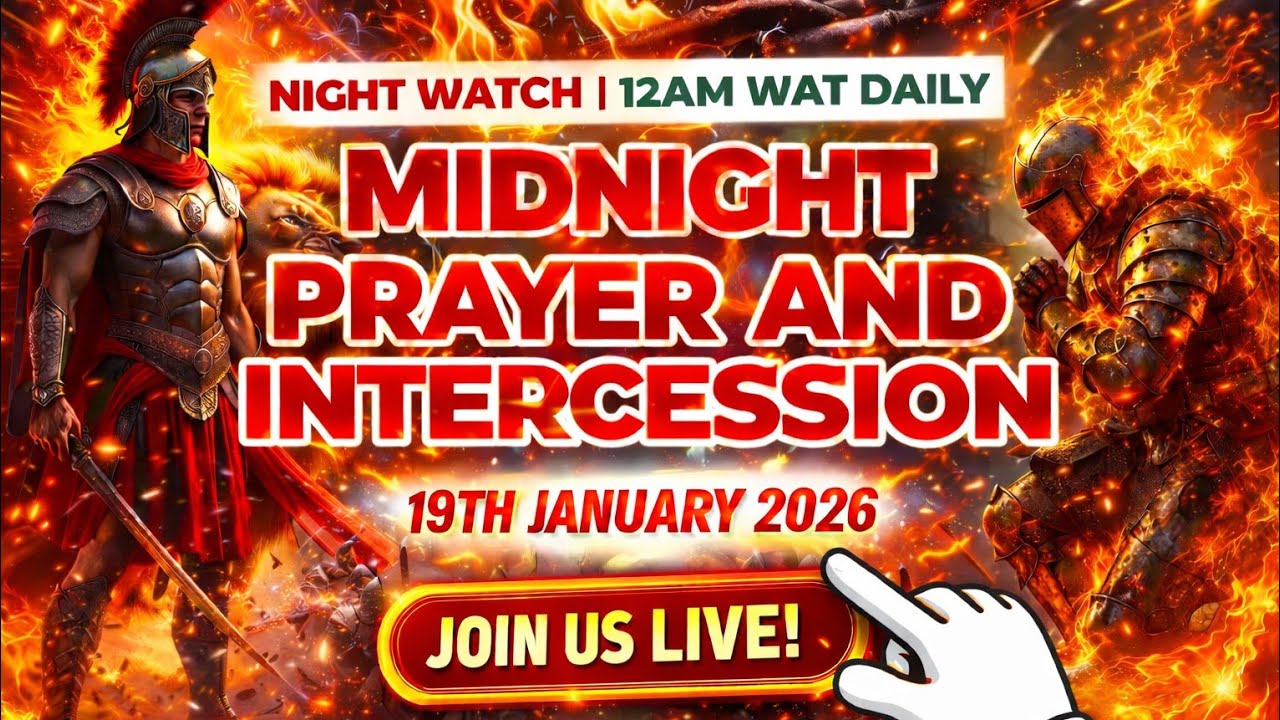 NIGHT WATCH || MIDNIGHT PRAYER & PROPHETIC DECLARATION || 19TH JANUARY 2025