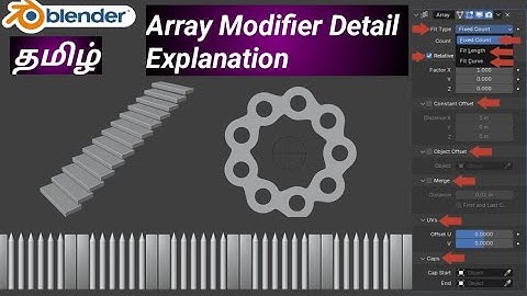 Array Modifier Detail Explanation in Blender#blendertutorial#3dmodeling#blendertips #blender3d#3d