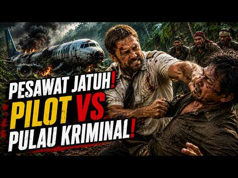Pesawat Jatuh di Pulau Kriminal, Pilot Ini Terpaksa Melawan Mereka Semua! | Alur Cerita Film