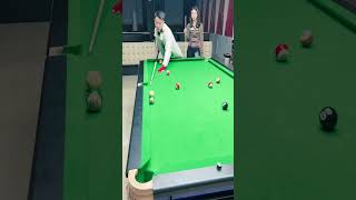 Wait For The Curve… OMG 😳🎱 #billiards  #snooker   #shorts  #tricks  #pool  #pool1  #8ballpool