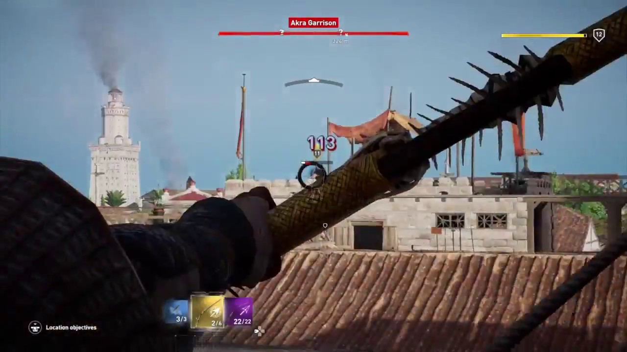 Assassins Creed Origins-Fortress KILLED ALL  no DEATH