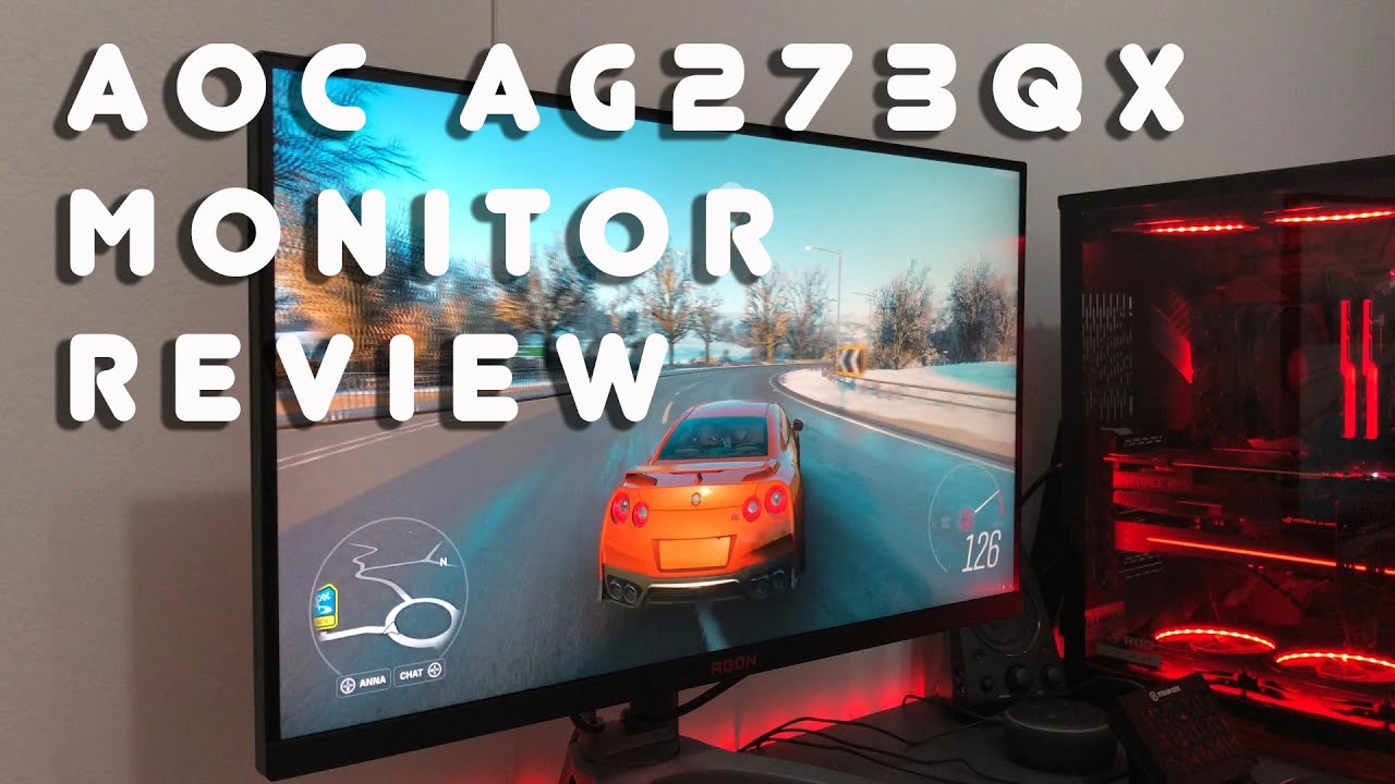 AoC AG273QX monitor Review [Greek] YouTube