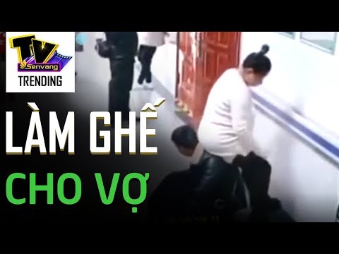 Video Bất ngờ chồng làm ghế cho vợ bầu khiến nhiều người... - youtube