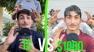 1$ Head Massage VS $1000 Head Massage [ASMR]