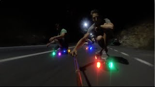 Longboard - Night Session Freeride |GOPRO|