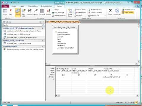 Using the between...and comparison operator - Activity 2.18