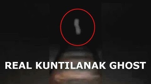 REAL KUNTILANAK GHOST? INDONESIAN WITCH? WHATEVER IT IS CHILDREN CHASING IT