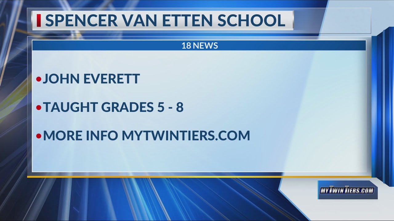 SpencerVan Etten teacher dies YouTube