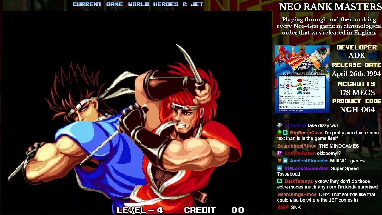 Neo Rank Masters - World Heroes 2 Jet