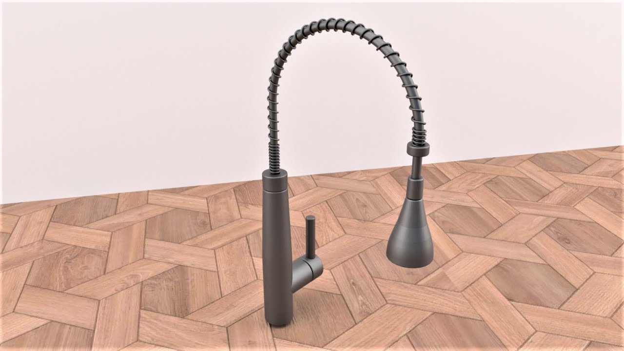 How to make kitchen Faucet in SketchUp YouTube