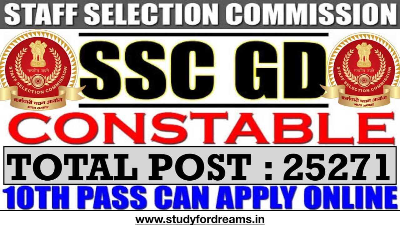 SSC Gd New Vacancy 2021 / Official Notification / Age Relaxation, Negative Marking & NCC Marks
