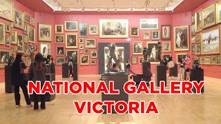 National Gallery Victoria, Melbourne (NGV) - Stunning Art & Salon || Walking Singapore