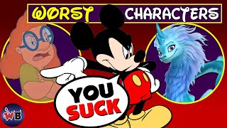 The WORST Disney Characters (And Why They Suck)