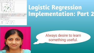 Logistic Regression  Implementation In python with Scikit-Learn (sklearn)