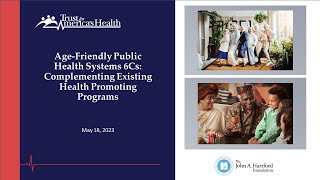 AFPHS Training May 2023 Complementing Existing Health Promoting Programs