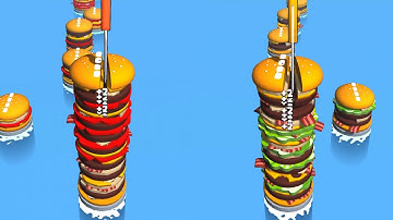 Burger Slice! Very Satisfying And Relaxing ASMR Slicing Game