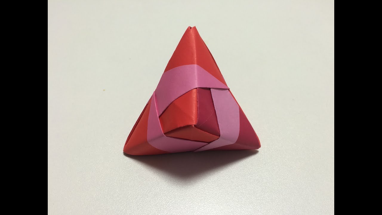 折り紙 ひし形ｂｏｘ 難易度 Origami Rhombic Box Level One Youtube