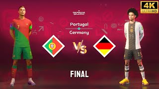 FIFA 23 - Portugal vs Germany | Ronaldo vs Sane | FIFA World Cup Final Match [4K60]