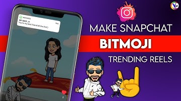 How to create Snapchat Avatar Reels !! Instagram Bitmoji Reels !! Instagram Trending Reels Editing
