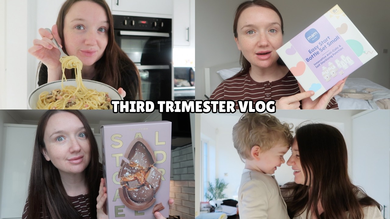 THIRD TRIMESTER VLOG | lots of hauls & toddler life