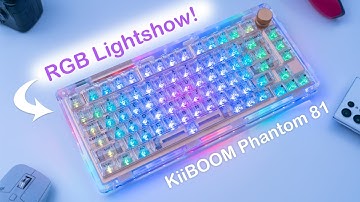 KiiBoom Phantom 81 Mechanical Keyboard Review - RGB Done RIGHT!