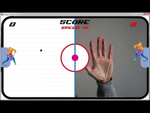 Computer Vision project Hockey Game in Python Hand Detection and Pygame ...