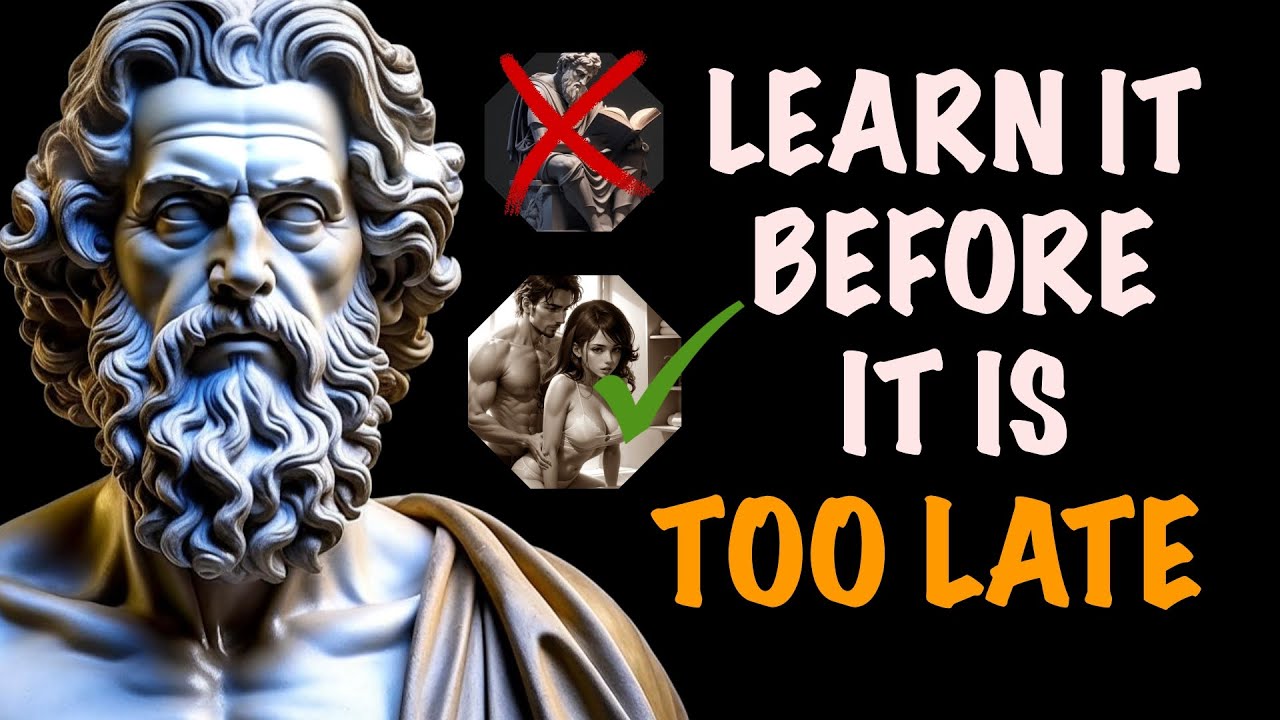 8 Stoic Lessons MEN learn TOO late in life | Stoicism