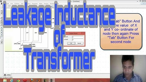 Calculation of Leakage Inductance of the Transformer Using FEMM