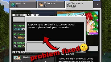 How to fix! it appears you are unable to connect your network please check your connection minecraft