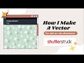 eng) How I make a vector to sell on shutterstock 💵 | ทำ Vector ขายใน shutterstock