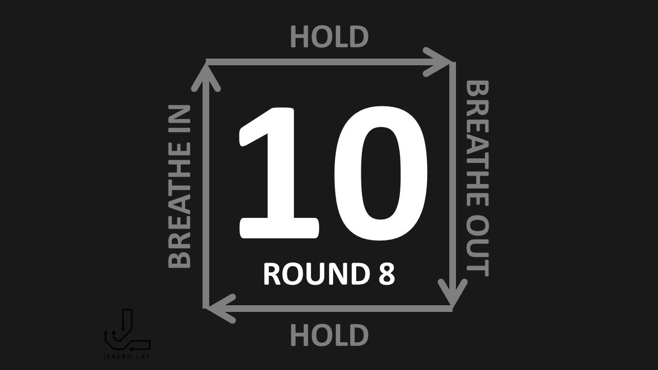 5 Minutes Guided BOX BREATHING Meditation Exercise(10-10-10-10) - YouTube