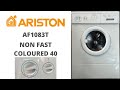 Ariston af1083t washing machine  4 non fast coloured 40