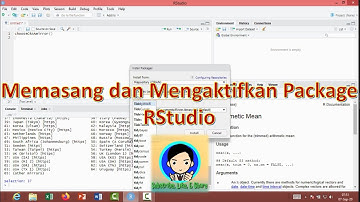 Memasang dan Mengaktifkan Package Di RStudio | Instal Package R