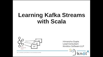 Learning Kafka Streams with Scala