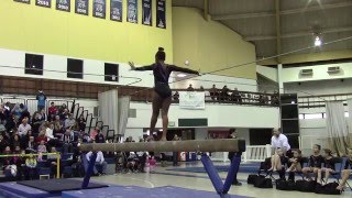 Level 4 Gymnastics - Beam 3: BCG Valentine Invitational - Session 5