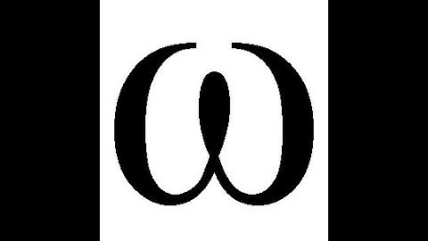 how to write Small Omega ω in MS office