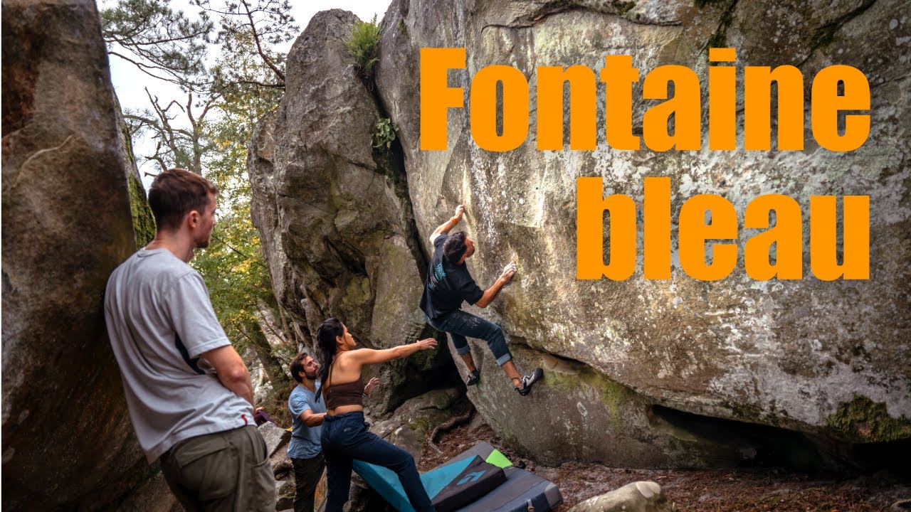 Bouldering in Fontainebleau! Friends, Falls, and HAPPY DAVES!