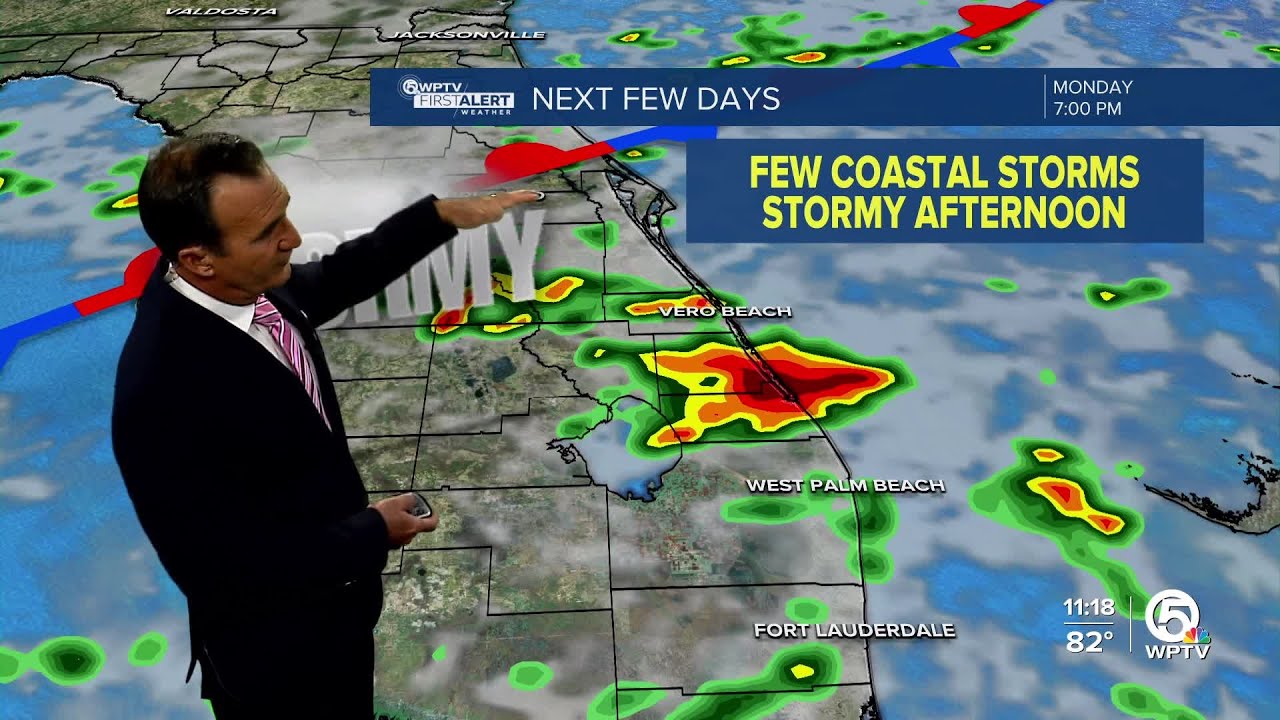 WPTV First Alert Weather Forecast for Afternoon of Monday, Sept. 8, 2025