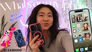 What's on my IPHONE 15 PRO MAX ft. CASEKOO AIRLOV iPhone Cases