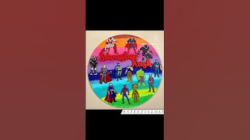 Work in Progress😍 Kids Name Plate #avengers #art #video #superheroes  #marvelstudios #shorts #short