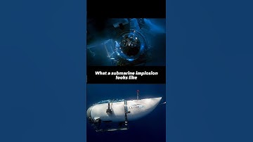 Titanic Submarine Implosion Simulation | OceanGate Titan Implosion Example