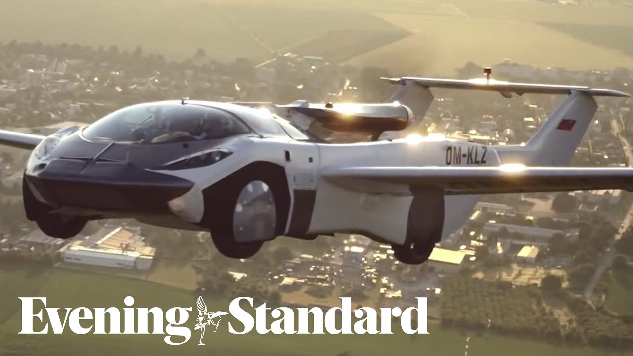 Flying sportscar’s first flight, turning “science fiction into reality”