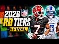 The Ultimate RB Rankings for 2026 Fantasy Football