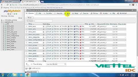 Hướng dẫn Export Database trên hệ thống Hosting cPanel