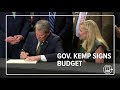 Governor Kemp signs amended budget | Full ceremony