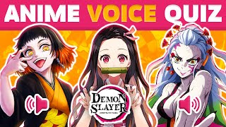 DEMON SLAYER VOICE QUIZ  Demon Slayer: Kimetsu no Yaiba  PART 2